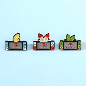 Pokemon Handheld Consoles - Blue, Red, Green Enamel Pin ONE PIECE